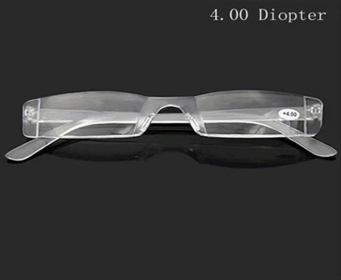 透明な色の老眼眼鏡occhiali de lettura 100 150 200 250 300 350 400 Diopter Points read clear readi3928482