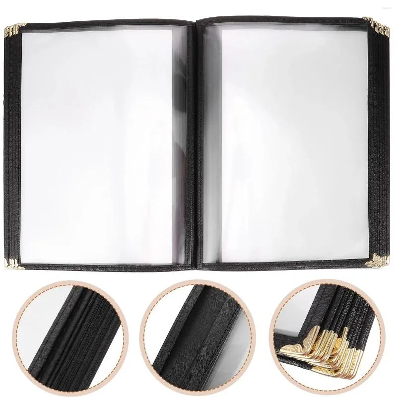 Mugs DIY Clear Cover Restaurant Menu Covers El Book Compact Convenient Simple Supply Meal Price Holder File Folders