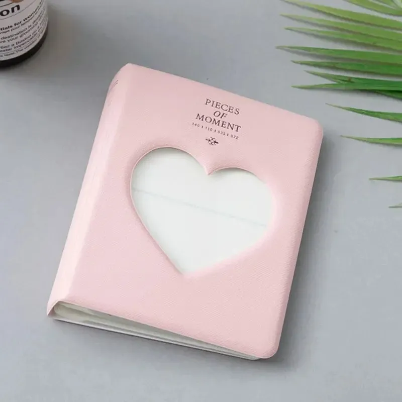 Photocard Holder 3 pouces 64 poches album photo Love Heart Movie Ticket Star Collection Photo Sticker Sticker Diy Mini Instax Album