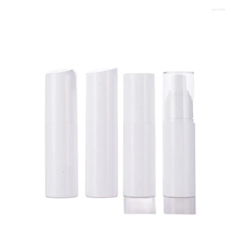 Storage Bottles 50ml White Plastic Bottle Press Pump Gold/white Lotion/emulsion/serum/toner/foundation/water/fine Mist Sprayer