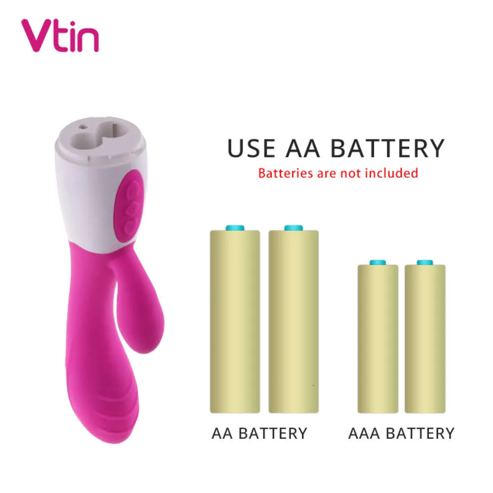 30 Frekvens kvinnlig sexig leksaksvibrator Masturbator G Spot Masturbator Butt Plug Sexig Machine Massager AA Batterier och USB -laddning