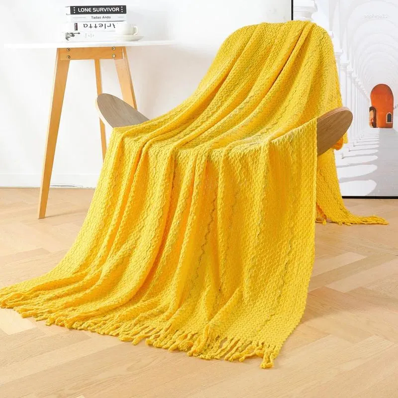 Cobertores Drop Blanket Plaids Sofá Throw Thread para a cama TV TV TOP TOLHA TOLHA PLAID TAPESTRY SHAWL