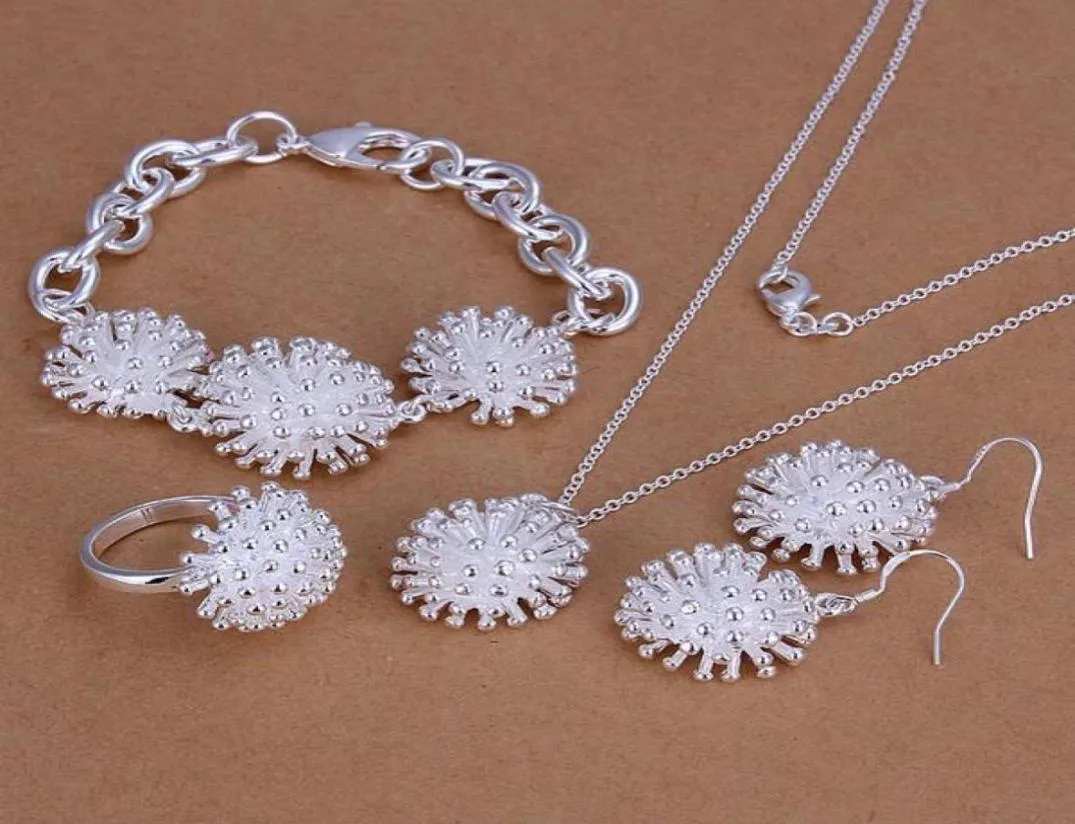 Hele laagste kerstcadeau 925 Sterling zilveren mode ketting ketting set s25010466522181071