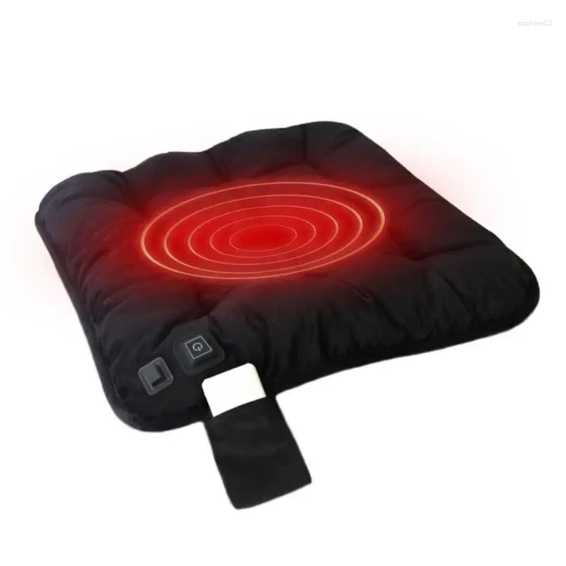 Tappeti sedia riscaldata pad passia a temperatura regolabile riscaldamento elettrico a 3 impostazioni Accessori per cuscini sedili