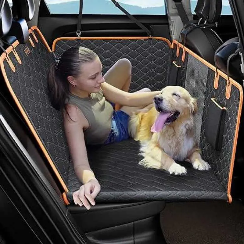 ECAPTROD Backseat Pet Bed Mat For Car, Non-Slip Dog Car Seat - View #3