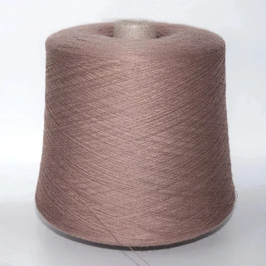 250gナチュラルソフトファイン85マルベリーシルク15編みベイビーオーガニック薄いかぎ針編み縫製スレッドX5314 240411のためのカシミア糸