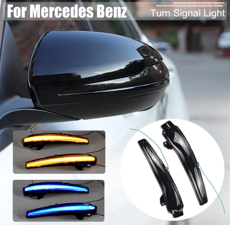 LED Dynamic Torn Signal Blinker Fluering Sequential per Mercedes Benz C classe W205 E W213 S W217 V W447 Light specchio posteriore laterale1219388