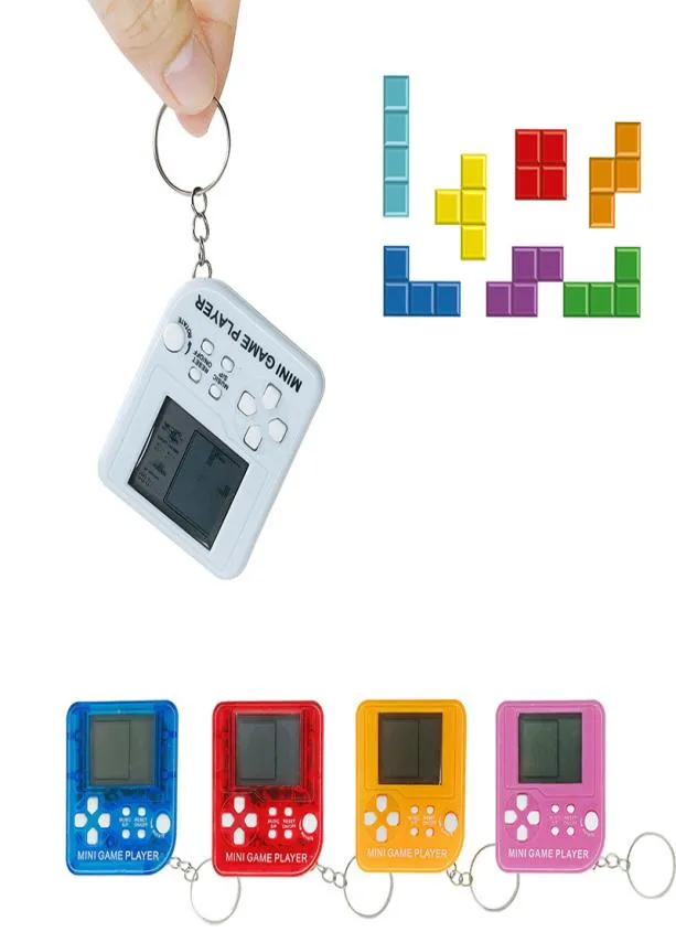 Mini Mini Game Console Handheld Toy Toy nostálgico Puzzle Puzzle Cartoon Creative Gift Keychain For Children 4038347