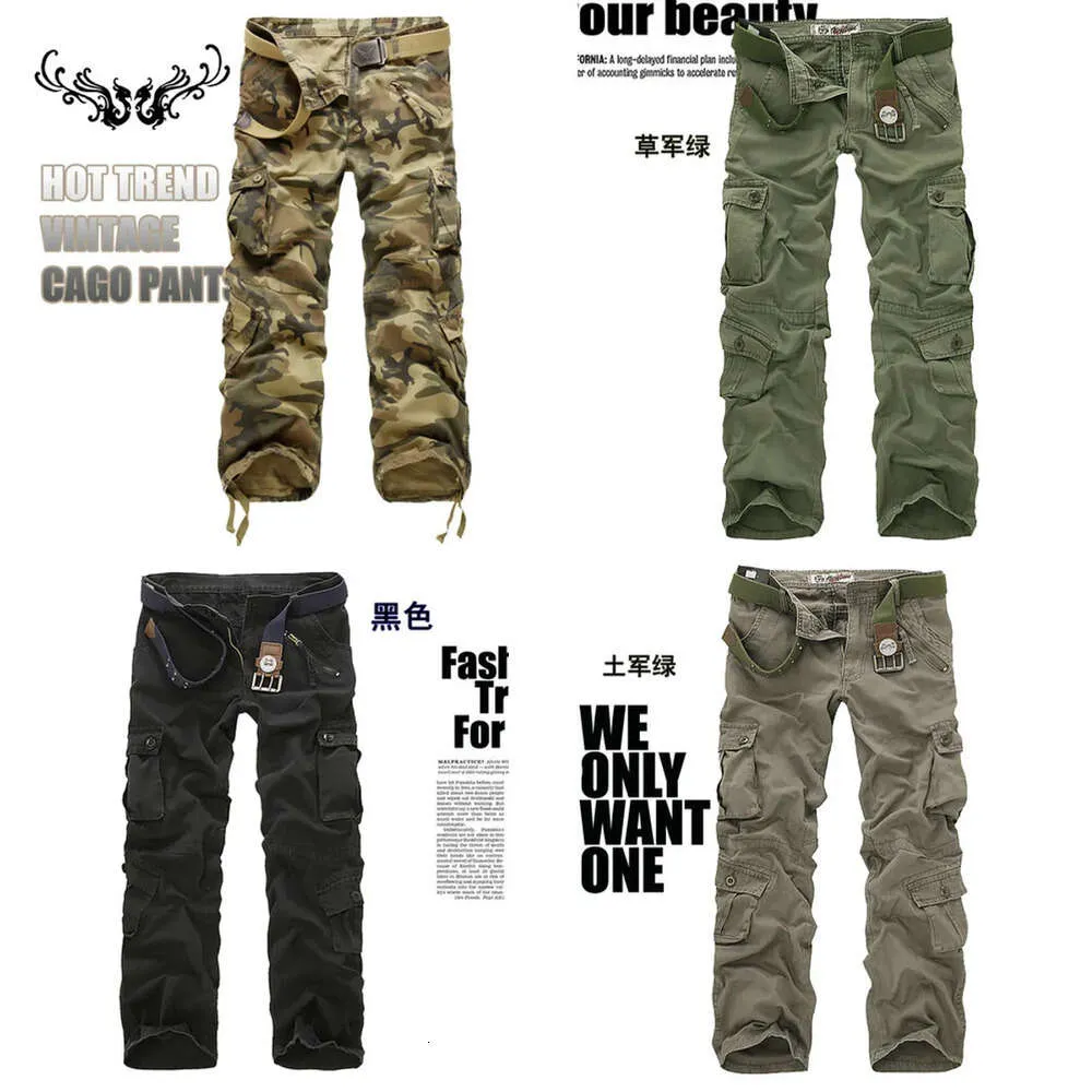 Cargo Men Pants 2019 Autumn Hip Hot Sale Free Shipping Men Cargo Ousers Military for Man 7 Colors Pants Leisure Cot