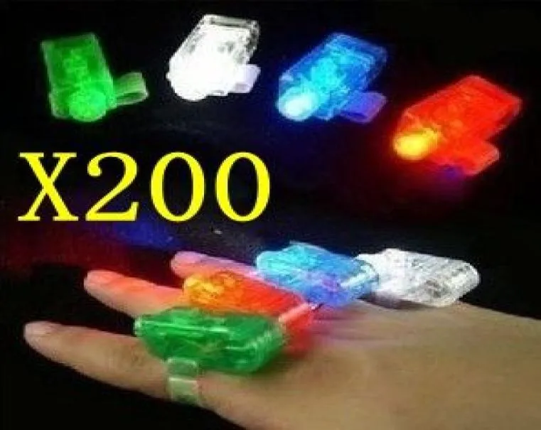 200pcslot Christmas Presente a laser lanternas de dedo dedo LED Laser LED LED LED5913648