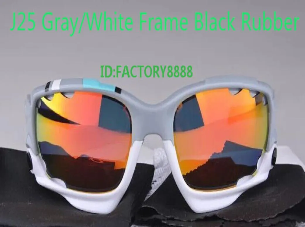 Whole 100 mens Sunglasses Bicycle Cycling Eyewear Glasses Sport UV400 3 Lens Sunglasses Lens Goggles 24 Color With Original2953637