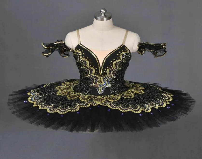 Costume de ballet de ballet classique noir