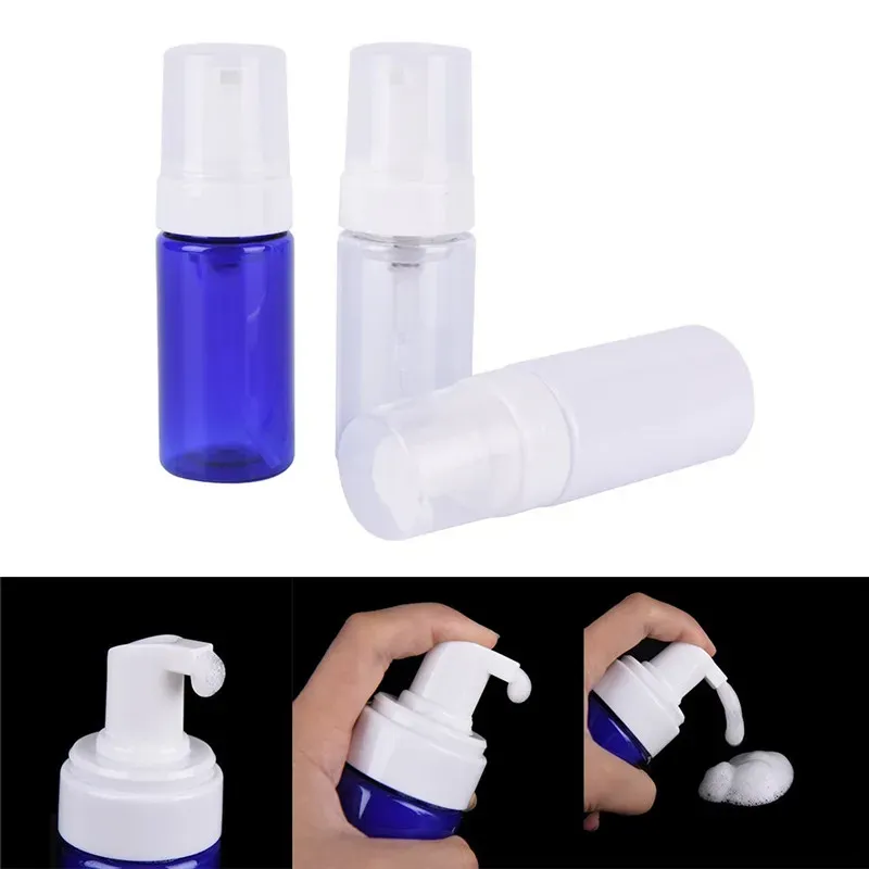 100ml Travel Foamer Bottle Empty PET Plastic Foam Pump Bottles Hand Wash Soap Mousse Face Cleaner Cream Dispenser Container Jar