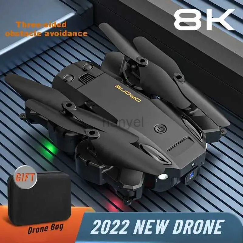 Drones Dual Lens Drone 8k Profesional Drones With Camera Mini Dron Quadcopter Obstacle Avoidance Aerial Photography Remote Control Toy 240416