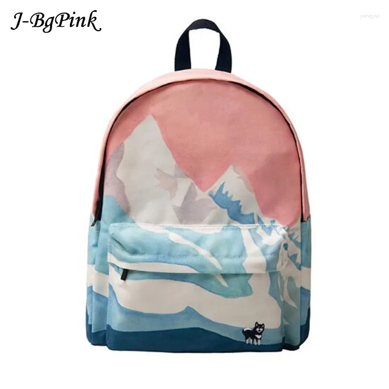 Backpack Yizi Original ontworpen rugzakken met digitale printen en borduurgerechten unisex