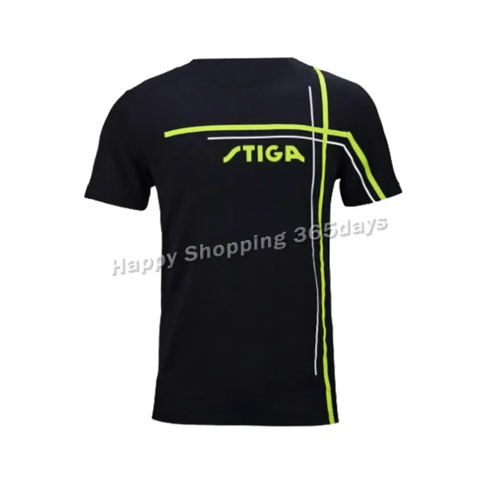 Formalar Yeni Varış Orijinal Stiga Masa Tenis Giysileri Spor Giyim Hızlı Kuru Kısa Kollu Erkekler Ping Pong Gömlek Badminton Spor Jerseys