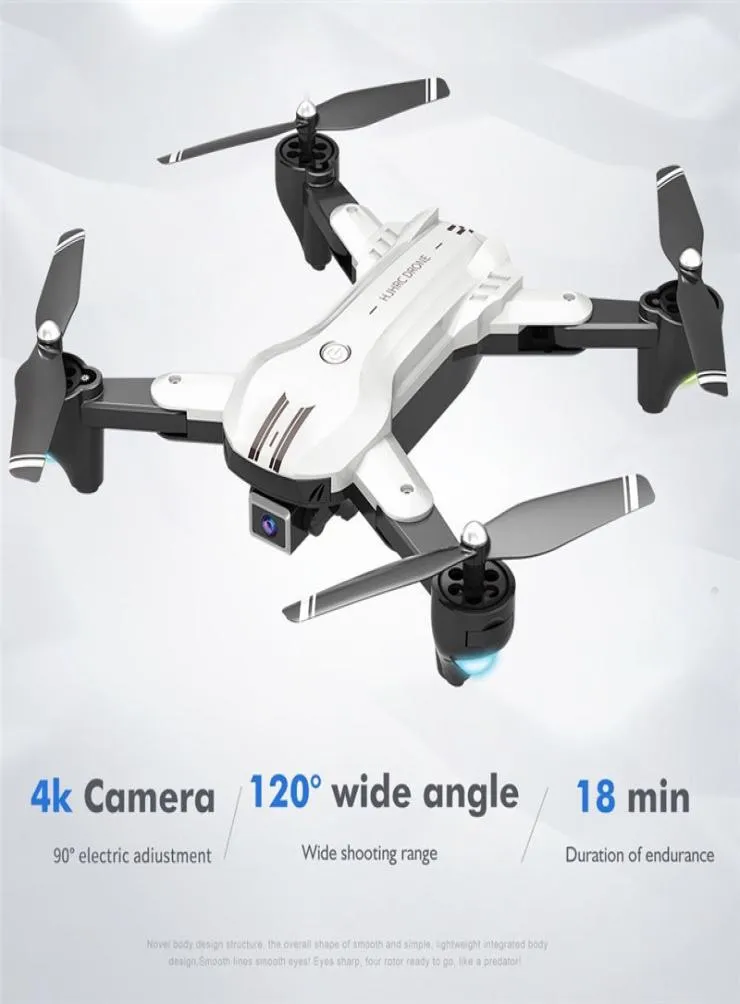 Drone Camera Drone Top66 4K HD Wide angle Caméra 2MP Pixels WiFi FPV Drone Double Hauteur de la caméra HEURT