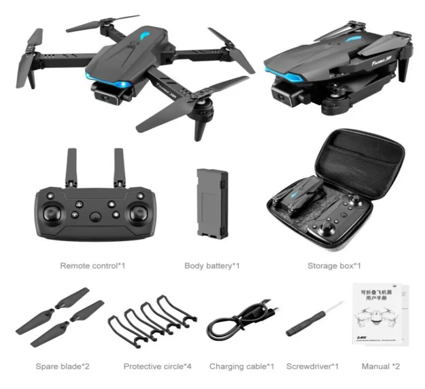 2021 NY S89 PRO 4K HD Dual Camera 1080p WiFi Drone Visual Positioning DRON HEIGHT PRESERVATION RC QUADCOPTER DRONE1905769