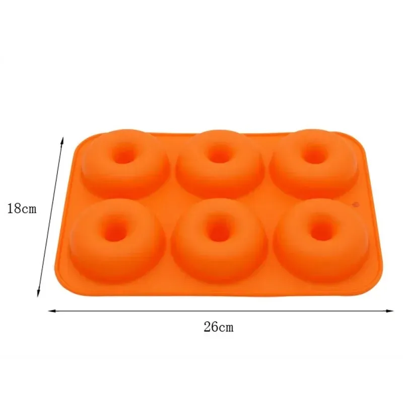 도넛 곰팡이 실리콘 케이크 곰팡이 디저트 베어링 곰팡이 가정 DIY 베이킹 도구