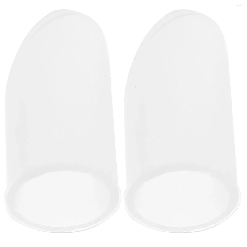 Ensembles de vaisselle 2 PCS COUVERTURE DE SPEUR THEAPOT Vous pouvez couvre les manches de silicone protectrices bouche de silice en gel anti-légers protecteurs