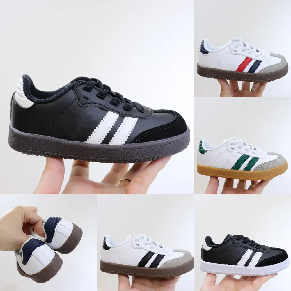 Scarpe da corsa per bambini per le scarpe da ginnastica per giovani designer ragazzi ragazze sneaker atletiche corridore blu bianco blu allenatore sportivo taglia 24-35