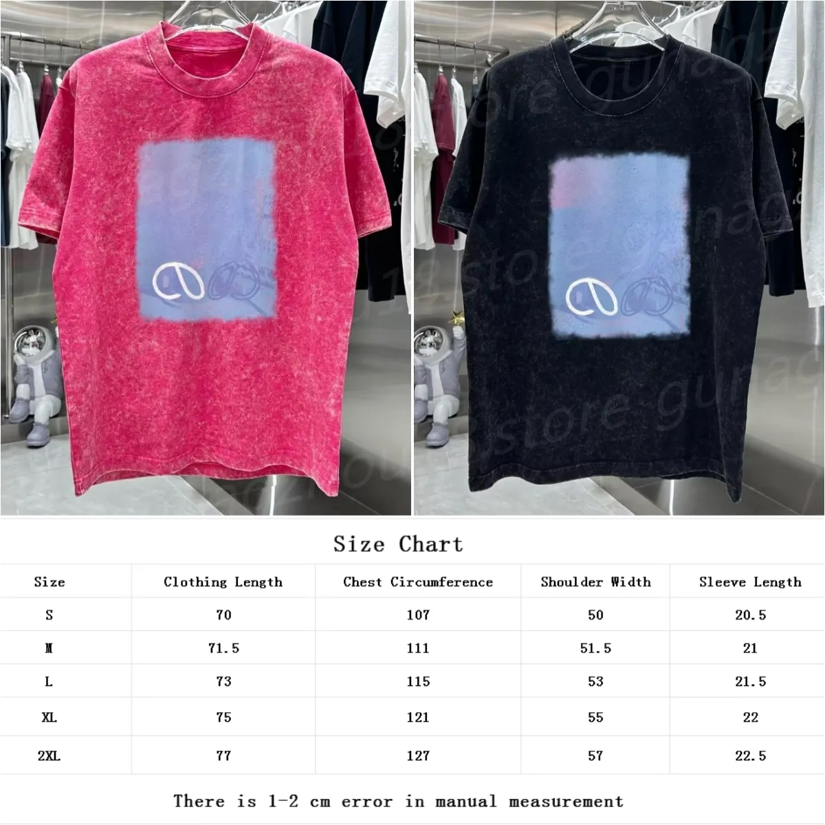 T-shirt designer di alta qualità da donna camicie a maniche corte maschile da uomo con logo a collo tondo Stampa abbigliamento oversize estivo 27145