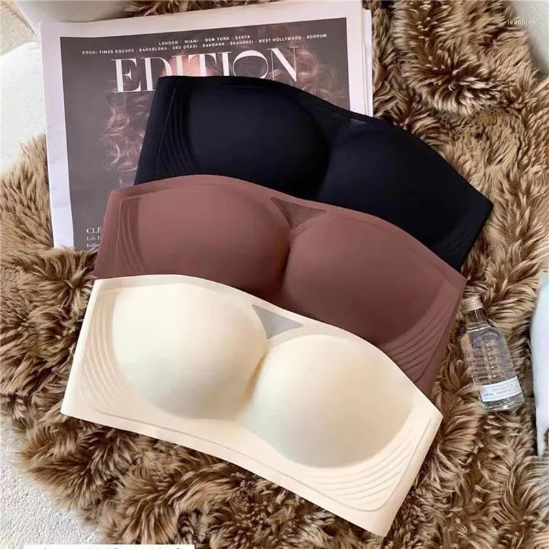 Soutiens-gorge sans bracelet sans secoue pour les petits seins femmes couleurs solides soutien-gorge non-vêtements féminins confortables bralette douce