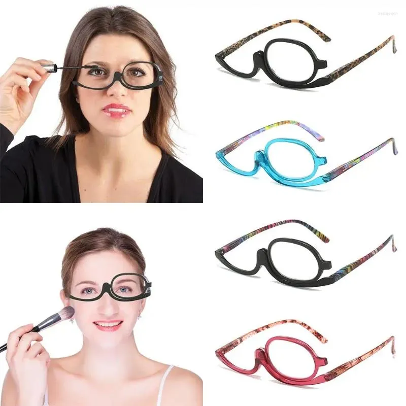 Occhiali da sole 1.50- 4.0 diottrie di lettura rotanti di lettura di occhiali per occhiali pieghevoli occhiali colorati estetici