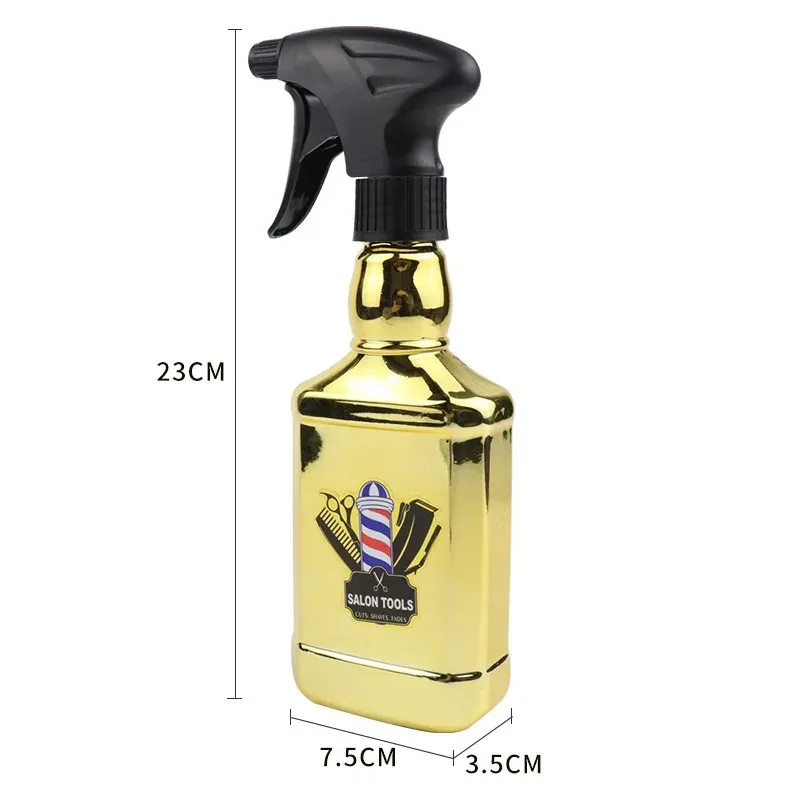 Corte de salão de salão de salão de spray de 300 ml de spray névoa de água vazia pode barbonar garrafas recarregáveis estilistas ferramentas portáteis de cabeleireiro portátil