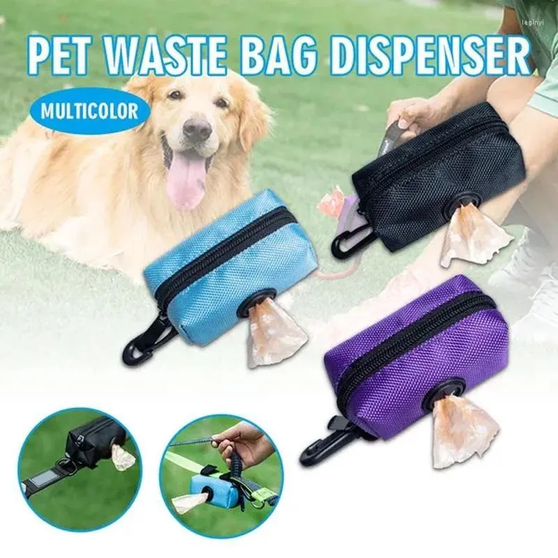 Appareils pour chien 1pcs pour animaux de compagnie Dispensateur Dispensateur Puppy Pup Poop Sacs Horse Hook Pouche