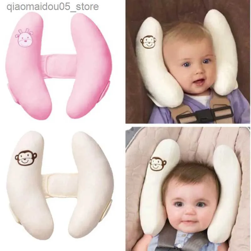 Accesorios de piezas de cochecito almohada de cochecito para bebés asiento de plátano protección para la cabeza almohada de cochecito para bebé soporte para almohada de almohada de dibujos animados Q240416