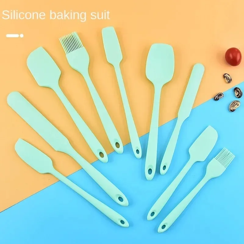 Cozinha silicone bolo de manteiga bolo de espátula mixagem massa raspador pincel mixer bolo pincéis de cozimento