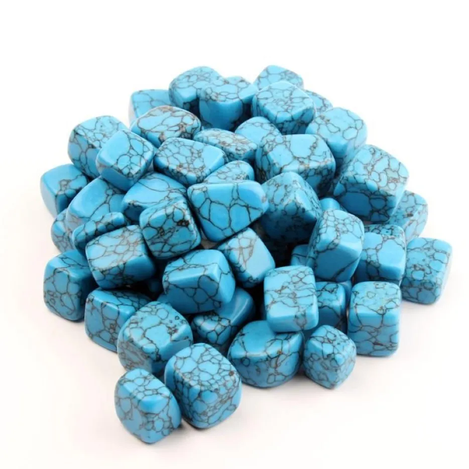 Gemystones en vrac 200g lot bleu turquoise Amethyst chakra Natural Stone Reiki Feng Shui Crystal Healing Point Perles avec Fre269o