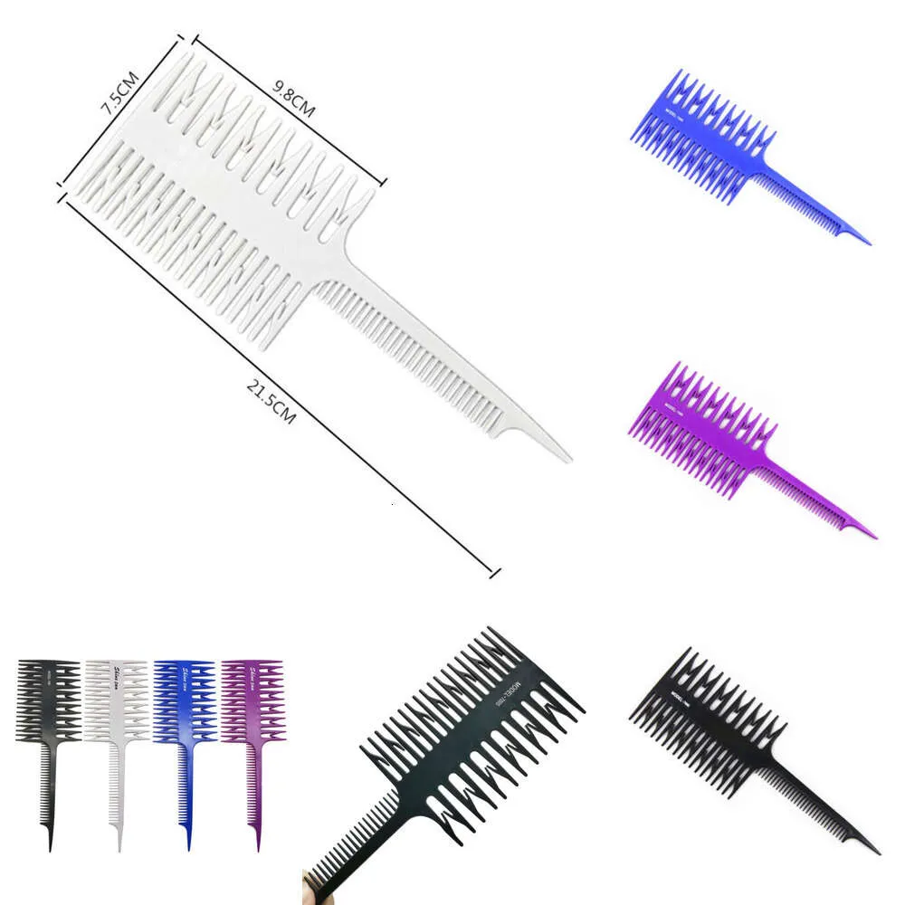 New Professional Dyeing Highlight Brush Fish Bone Rat Tail Barber Hairdressing Comb Salon Hair Styling Tool