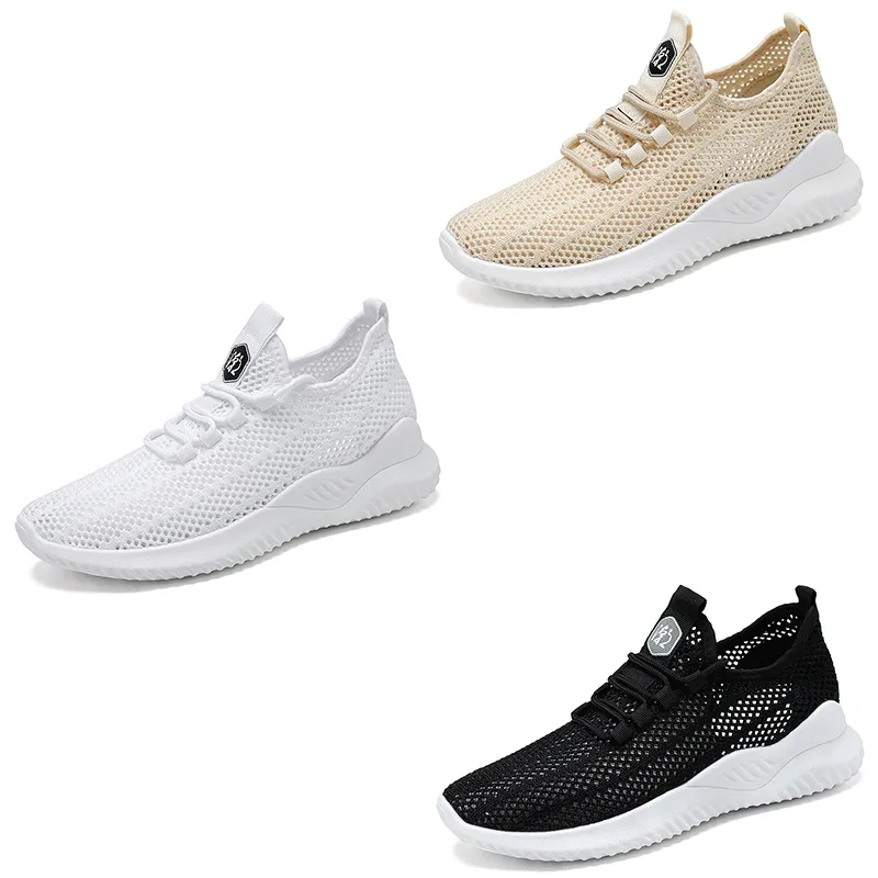 Designer running shoes men women black brown white yellow blue mens women mesh trainers sports outdoor breathable sneakers size 35-44 GAI