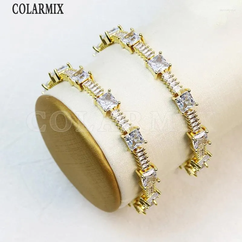 Strand 5 Strands Classic Crystal Chains Bracele High Quality Fashion Jewelry Bacelet Women Girls Gift 40256