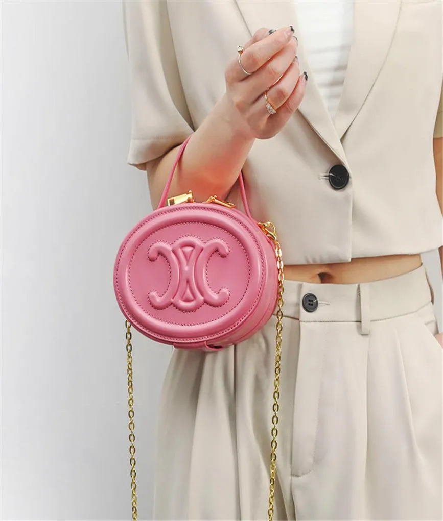 Ellipse Utility en cuir crossbodybags à main rose mini sac de téléphone de poche portefeuilles portefeuilles sacs d'épaule mode luxurys femmes femmes l2072509