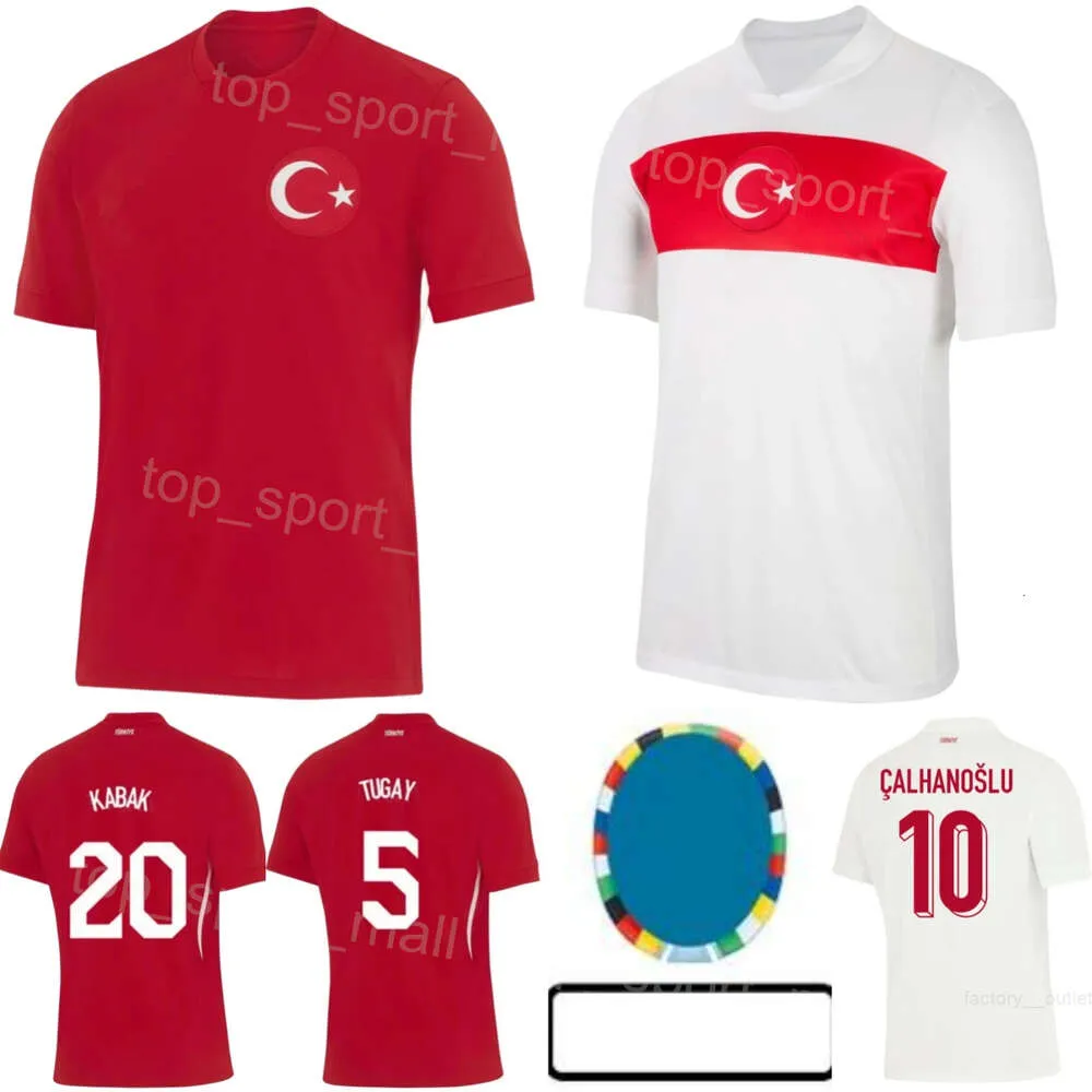 男24 25ユーロカップサッカー七面鳥18 Mert Muldur Jerseys National Team 19 Kenan Yildiz 10 Hakan Calhanoglu 14 Yunus Akgun 16 Ismail Yuksek Arda Guler Shirt Kits Kits