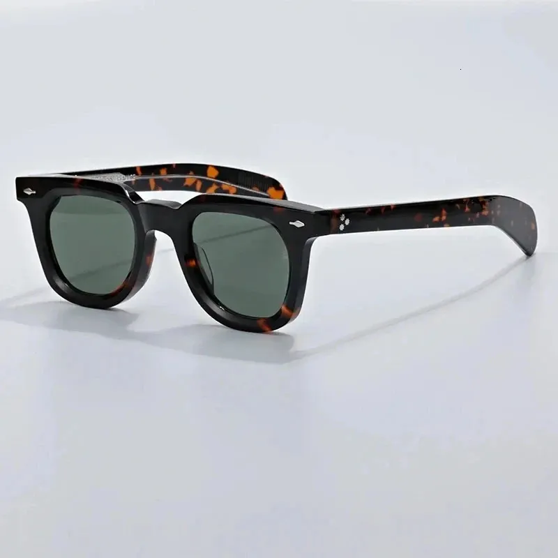 JMM Sprzedawane okulary przeciwsłoneczne Mężczyźni Najwyższa jakość moda ręcznie robiona okrągła vintage octan Uv400 Okulasy modowe kobiety modne okulary przeciwsłoneczne 240403