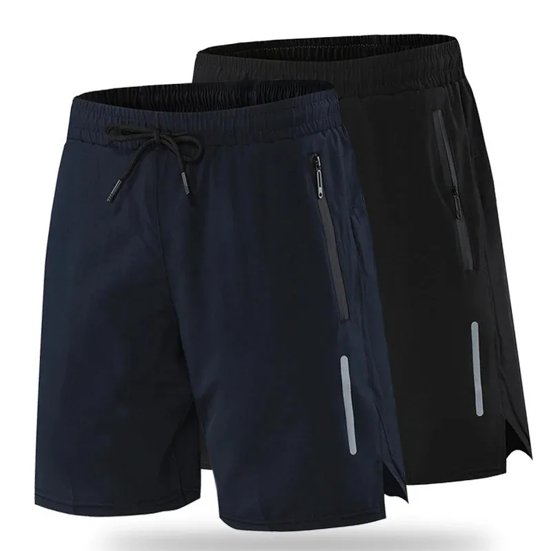 S3xlmens rapide à sec short sport shorts lâches de poche zipper entraîne de fitness gym jogging jogging pantalon mm246 240416