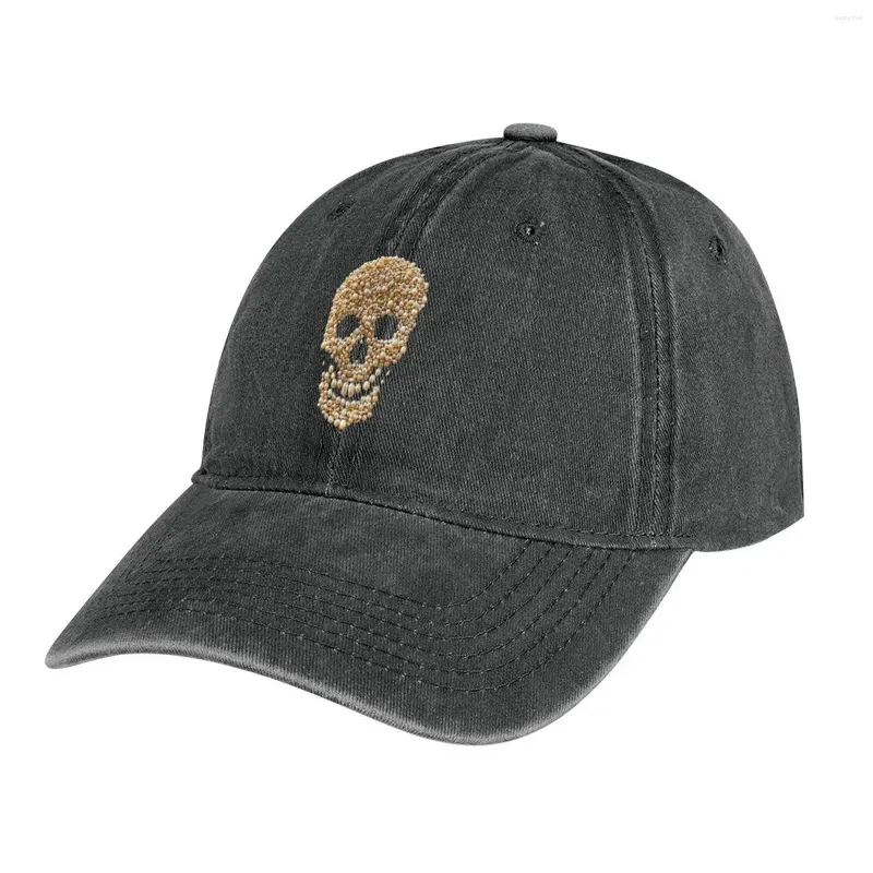 Berets Pearl Skull (Vanitas) Cowboy Hat Party for Girls Men's