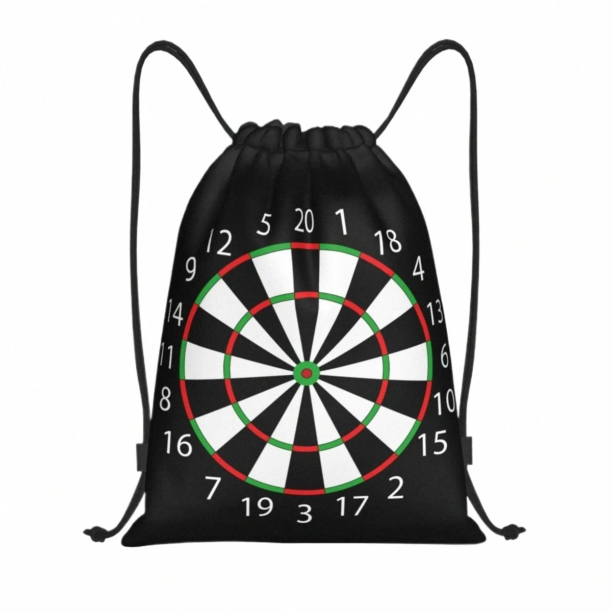 Darts Board Arrow Target DrawString ryggsäck Kvinnor Män Sport Gym Sackpack Portable Shop Bag Sack O7AQ#