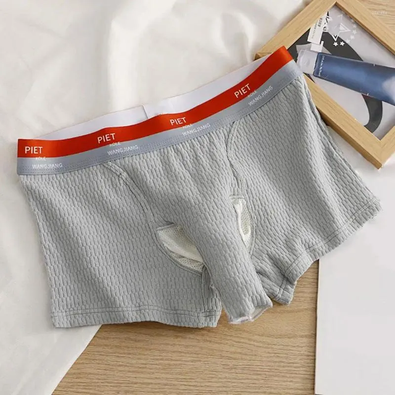 Underpants Comfortable Boxers Men's Elephant Nose Boxer Briefs Anti-septic Mid Waist Underwear With Moisture-wicking Technology Elastic