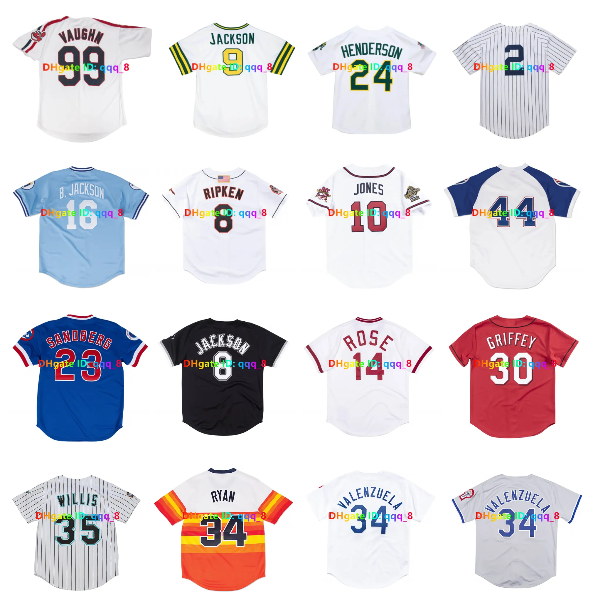 Vladimir Guerrero Montreal Expos Throwback Baseball-Trikot Nolan Ryan Craig Biggio Mariner Ken Griffey Jr.