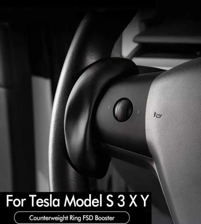 Car Steering Wheel Booster For Tesla Model 3 S X Y Autopilot Counterweight Accessories Ring FSD Automatic Assisted Weight AP1932578