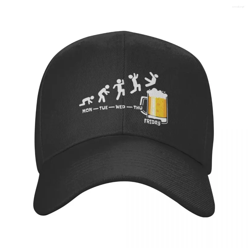 Ball Caps Punk Weekend Week Beer Fridays Baseball Cap For Women Men Breathable Dad Hat Sun Protection Snapback