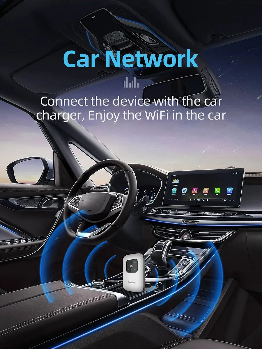Sim Card WiFi Router 4G LTE Portable WiFi Modem, Pocket Mifi Router ...