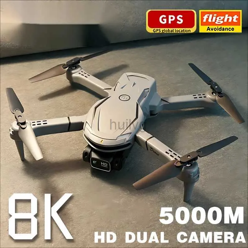 Drones V88 Drone 8K 5G GPS Professional HD Photographie Aérienne Dual-caméra Remote Aircraft pliable Cadeau 5000m 24416