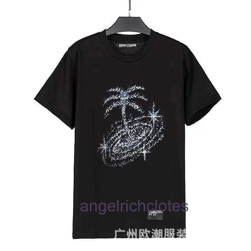 Vêtements de créateurs haut de gamme pour Paa Angles Tide Marque Sky Fireworks Coconut Cocon à manches courtes T-shirt Hommes et femmes Lovers Loose Half manche avec 1: 1 Étiquettes originales
