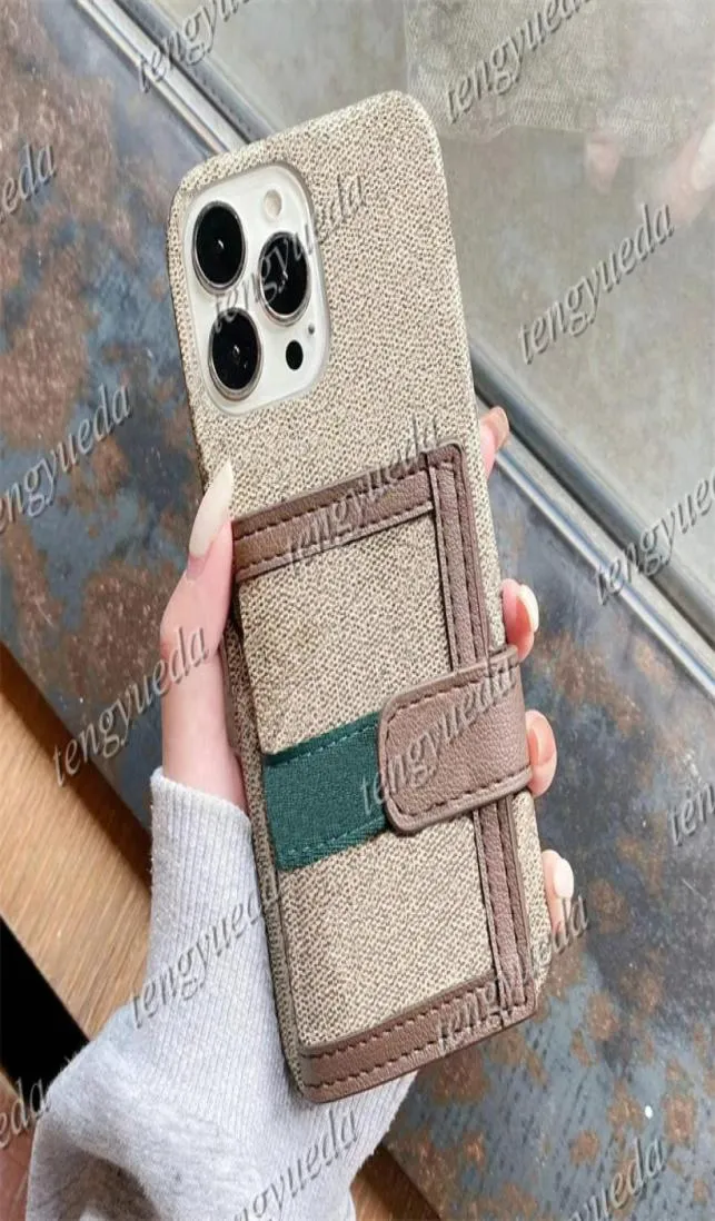 Fashion Designer Wallet Telephone Pocket Cajones para iPhone 13 12 11 Pro Max X XS XR XRMAX High Quality Leater Suppil Pocket Walle2517814